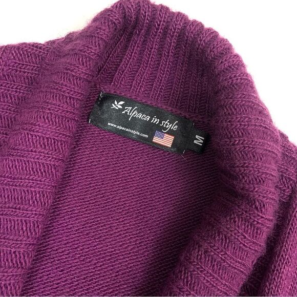 ALPACA Long Cardigan (Sz M) - Picture 5 of 7